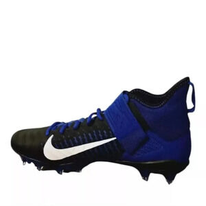 Nike Alpha Menace Pro 2 Mid Men's Size 14 Football Cleats Blue Black BV3945-400
